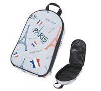 VAPOKF Bolsa organizadora de utensilios de viaje para camping, mapa de Francia y Torre de París, bolsa de almacenamiento para utensilios de cocina, bolsa de almacenamiento para barbacoa al aire libre