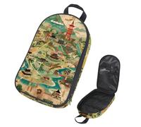 VAPOKF Bolsa organizadora de utensilios de viaje para camping, mapa de Japón, bolsa de almacenamiento de viaje para utensilios de cocina, bolsa de almacenamiento para barbacoa al aire libre, solo