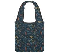VAPOKF Bolsos de lona coloridos de la Torre Eiffel del Día Mundial del Turismo, bolsos de hombro para mujer, bolsa de transporte reutilizable grande para escuela, trabajo, oficina, viajes, compras