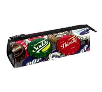 VAPOKF Botella de colores tazas bolsa de bolígrafos bolsa de papelería bolsa de lápices bolsa de cosméticos bolsa compacta con cremallera, multicolor, 5.5 ×6 ×20CM/2.2x2.4x7.9 in, Organizador de