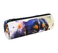 VAPOKF Cavalier King Charles Spaniel - Estuche de lona para lápices, monedero, bolsa de maquillaje para estudiantes, papelería, escuela, oficina, almacenamiento, multicolor, 20x6.3cm/7.9x2.5in,