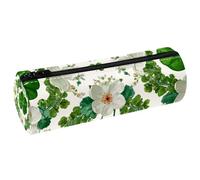 VAPOKF Clover - Estuche de piel sintética para lápices, monedero, cosméticos, maquillaje, papelería, escuela, oficina, almacenamiento