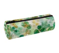 VAPOKF Clover - Estuche de piel sintética para lápices, monedero, cosméticos, maquillaje, papelería, escuela, oficina, almacenamiento