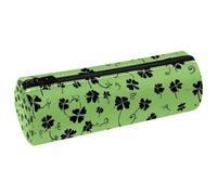 VAPOKF Clover - Estuche de piel sintética para lápices, monedero, cosméticos, maquillaje, papelería, escuela, oficina, almacenamiento