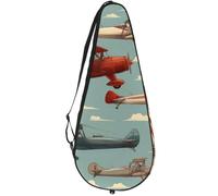 VAPOKF Colorful Aircrafts in The Sky - Bolsa para raqueta de tenis, funda para raqueta de tenis, bolsa de remo, capacidad para hasta 2 raquetas