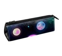 VAPOKF Cosmic Planets Rocket and Galaxy Stars - Bolsa para bolígrafos, papelería, bolsa de cosméticos, bolsa compacta con cremallera, multicolor, 5.5 ×6 ×20CM/2.2x2.4x7.9 in, Organizador de bolsas