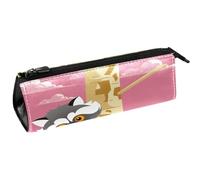 VAPOKF Cute Critters Raccoon - Estuche para bolígrafos, artículos de papelería, bolsa de cosméticos, bolsa compacta con cremallera, multicolor, 5.5 ×6 ×20CM/2.2x2.4x7.9 in, Organizador de bolsas