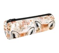VAPOKF Cute Foxes - Estuche de lona para lápices, monedero, neceser de maquillaje para estudiantes, papelería, escuela, oficina, almacenamiento
