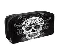 VAPOKF Estuche de lápices, estuche de papelería para adolescentes, niños, niñas, material escolar y de oficina - Dead of The Dead, multicolor, 2.3x8.2x3.9in/6x21x10cm, organizador de bolsas,