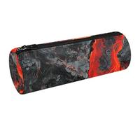 VAPOKF Estuche de lona magma de lava para lápices, monedero, bolsa de maquillaje para estudiantes, papelería, escuela, oficina, almacenamiento, multicolor, 20x6.3cm/7.9x2.5in, Estuches