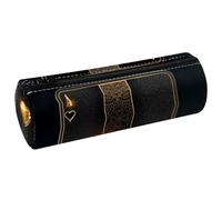 VAPOKF Estuche de piel con diseño de Ace of Hearts para lápices, monedero, cosméticos, cosméticos, papelería, escuela, oficina, almacenamiento, multicolor, 20x6.3cm/7.9x2.5in, Estuche para lápices