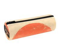 VAPOKF Estuche de piel con diseño retro de tren de carga, monedero, bolsa de maquillaje para estudiantes, papelería, escuela, oficina, almacenamiento
