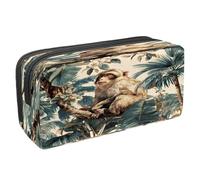 VAPOKF Estuche para bolígrafos, estuche de papelería para estudiantes, para adolescentes, niños, niñas, suministros de oficina escolar, monje en palmera