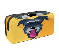 VAPOKF Estuche para bolígrafos, estuche de papelería para estudiantes, para adolescentes, niños, niñas, suministros de oficina escolar, lengua adhesiva y cara de perro, multicolor,