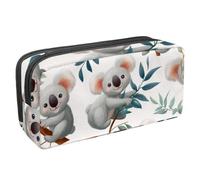 VAPOKF Estuche para lápices, bolsa de papelería para estudiantes con cremallera para niños y niñas, suministros escolares y de oficina, Koala Climb on Branches