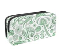 VAPOKF Estuche para lápices, estuche de papelería para estudiantes, para adolescentes, niños, niñas, suministros de oficina escolar, color verde claro, paraguas para coche, guitarra, multicolor,