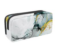 VAPOKF Estuche para lápices, estuche de papelería para estudiantes, para adolescentes, niños, niñas, suministros de oficina escolar, arte de textura de mármol de lujo, multicolor,