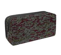 VAPOKF Estuche para lápices, estuche de papelería para estudiantes, para adolescentes, niños, niñas, suministros de oficina escolar, códigos de computadora complejos, multicolor,