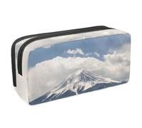 VAPOKF Estuche para lápices, estuche de papelería para estudiantes, para adolescentes, niños, niñas, suministros de oficina escolar, paisaje de Fuji Mountain Japan, multicolor, 2.3x8.2x3.9in/6x21x10cm