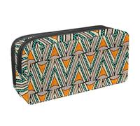VAPOKF Estuche para lápices, estuche de papelería para estudiantes, para adolescentes, niños y niñas, suministros de oficina escolar, patrón bohemio tipi, multicolor, 2.3x8.2x3.9in/6x21x10cm,