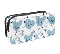 VAPOKF Estuche para lápices, estuche escolar, bolsa de artículos de papelería para adolescentes, niños, niñas, escuela, suministros de oficina, diseño de gallina, multi, 2,3 x 8,2 x 3,9 in/6 x 21 x 10