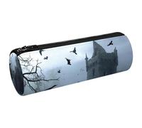 VAPOKF Estuche para lápices, monedero, maquillaje, cosméticos, papelería, escuela, oficina, almacenamiento de cuervos sobre abandono