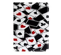VAPOKF Funda de piel para tarjetas de juego sin costuras, 11,5 x 16,5 cm, multicolor, 11.5x16.5cm/4.5x6.5 in, Vintage