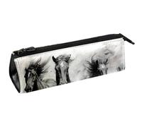 VAPOKF Galloping Horses - Bolsa para bolígrafos, artículos de papelería, bolsa de cosméticos, bolsa compacta con cremallera, multicolor, 5.5 ×6 ×20CM/2.2x2.4x7.9 in, Organizador de bolsas