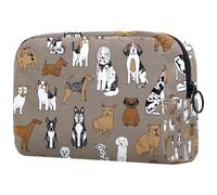 VAPOKF Great Roman Empire Landmark - Bolsa de cosméticos para mujer, neceser de viaje, bolsa organizadora de maquillaje grande con cremallera, Multicolor 4, 18.5x7.5x13cm/7.3x3x5.1in, Estuche de