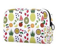 VAPOKF Great Roman Empire Landmark - Bolsa de cosméticos para mujer, neceser de viaje, bolsa organizadora de maquillaje grande con cremallera, Multicolor 8, 18.5x7.5x13cm/7.3x3x5.1in, Estuche de