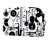 VAPOKF Great Roman Empire Landmark - Bolsa de cosméticos para mujer, neceser de viaje, bolsa organizadora de maquillaje grande con cremallera, Multicolor 5, 18.5x7.5x13cm/7.3x3x5.1in, Estuche de