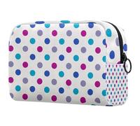 VAPOKF Great Roman Empire Landmark - Bolsa de cosméticos para mujer, neceser de viaje, bolsa organizadora de maquillaje grande con cremallera, Multicolor 3, 18.5x7.5x13cm/7.3x3x5.1in, Estuche de