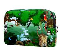 VAPOKF Great Roman Empire Landmark - Bolsa de cosméticos para mujer, neceser de viaje, bolsa organizadora de maquillaje grande con cremallera, Multicolor 11, 18.5x7.5x13cm/7.3x3x5.1in, Estuche de