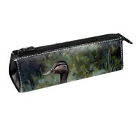 VAPOKF Group of Indian Runner Ducks - Bolsa para bolígrafos, artículos de papelería, bolsa de cosméticos, bolsa compacta con cremallera