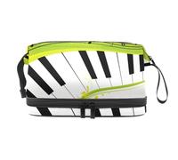 VAPOKF Happy Love Heart Elements - Neceser de viaje para mujeres y niñas, bolsa organizadora de maquillaje con compartimento para brochas, Multicolor 2, 27x15x14 cm/10.6x5.9x5.5 in, Estuche de belleza