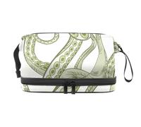 VAPOKF Howl at The Moon Threesome - Divertida bolsa de cosméticos para mujeres y niñas, neceser de viaje para maquillaje, práctica bolsa organizadora con compartimento para cepillos, Multicolor 7