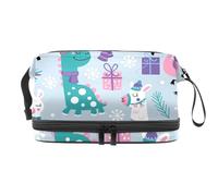 VAPOKF Howl at The Moon Threesome - Divertida bolsa de cosméticos para mujeres y niñas, neceser de viaje para maquillaje, práctica bolsa organizadora con compartimento para cepillos, Multicolor 14