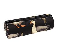 VAPOKF Indian Runner Ducks - Estuche de piel para lápices, monedero, cosméticos, maquillaje, papelería, escuela, oficina, almacenamiento
