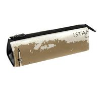 VAPOKF Istanbul Turkey - Bolsa compacta con cremallera para bolígrafos, lápices, cosméticos, multicolor, 5.5 ×6 ×20CM/2.2x2.4x7.9 in, Organizador de bolsas