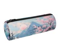 VAPOKF Japan Mount Fuji - Estuche de lona para lápices, monedero, neceser de maquillaje para estudiantes, papelería, escuela, oficina, almacenamiento, multicolor, 20x6.3cm/7.9x2.5in, Estuches