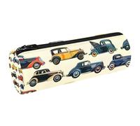 VAPOKF Kinds of Cars - Estuche de lona para lápices, monedero, bolsa de maquillaje para estudiantes, papelería, escuela, oficina, almacenamiento, multicolor, 20x6.3cm/7.9x2.5in, Estuches