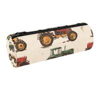 VAPOKF Kinds of Farm Tractors - Estuche de lona para lápices, monedero, bolsa de maquillaje para estudiantes, papelería, escuela, oficina, multicolor, 20x6.3cm/7.9x2.5in, Estuches