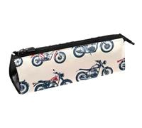 VAPOKF Kinds of Motorcycles - Bolsa para bolígrafos, artículos de papelería, bolsa de cosméticos, bolsa compacta con cremallera, multicolor, 5.5 ×6 ×20CM/2.2x2.4x7.9 in, Organizador de bolsas
