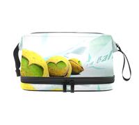 VAPOKF Live Laugh Love Picture - Neceser de viaje para mujeres y niñas, bolsa organizadora de maquillaje con compartimento para brochas, Multicolor 8, 27x15x14 cm/10.6x5.9x5.5 in, Estuche de belleza