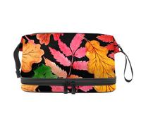 VAPOKF Lovely Cats on The Beach Love You - Neceser de viaje para mujeres y niñas, bolsa organizadora de maquillaje con compartimento para cepillos, Multicolor 15, 27x15x14 cm/10.6x5.9x5.5 in, Estuche