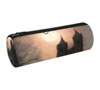 VAPOKF Ravens Before Broken Castle - Estuche para lápices, monedero, cosméticos, maquillaje, papelería, escuela, oficina, almacenamiento