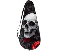 VAPOKF Red Roses - Bolsa para raqueta de tenis, funda para raqueta de tenis, con capacidad para hasta 2 raquetas