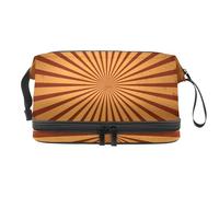 VAPOKF Romantic Rome - Neceser de viaje para mujeres y niñas, bolsa organizadora de maquillaje con compartimento para brochas, Multicolor 2, 27x15x14 cm/10.6x5.9x5.5 in, Estuche de belleza