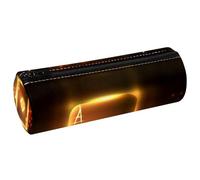 VAPOKF Shiny Ace of Diamonds - Estuche para lápices de póquer, piel sintética, organizador de papelería para estudiantes, bolsa de maquillaje para mujeres, niñas, niños, suministros escolares y de