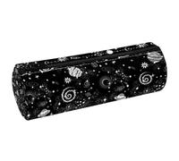 VAPOKF Space Galaxy Zodiac Stars - Estuche de piel para lápices, monedero, cosméticos, maquillaje, papelería, escuela, oficina, almacenamiento, multicolor, 20x6.3cm/7.9x2.5in, Estuche para lápices